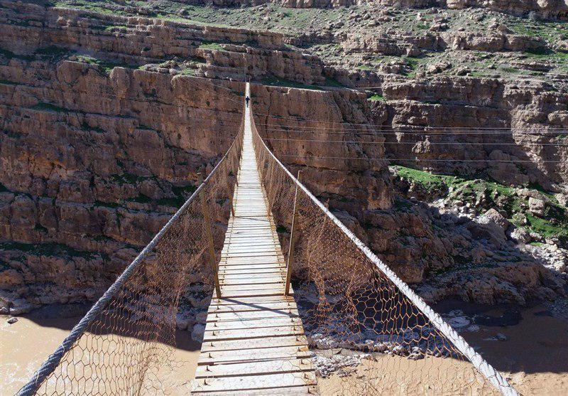 اختصاصی/ ترسناک ترین و قدیمی ترین پل معلق ایران معروف به پل میرتقی خلخال+تصاویر