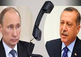 اردوغان و پوتین در باره ی مسائل مبوط به سوریه تلفنی گفت‌و‌گو کردند
