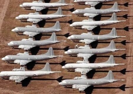 بزرگترین گورستان هواپیما در آمریکا+تصاویر