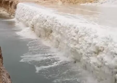 آبشار نمکی پتاس اولین آبشار نمکی جهان