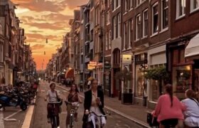 آمستردام زیبا شهر گلهای رنگارنگ هلند+تصاویر