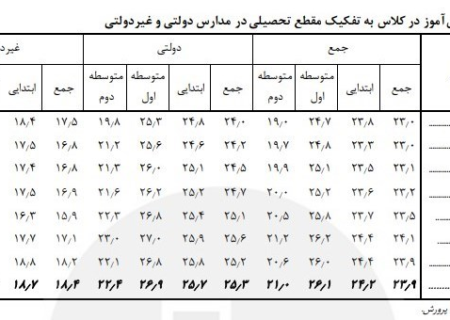 دلایل اصلی کلاس‌های شلوغ در مدارس دولتی چیست؟