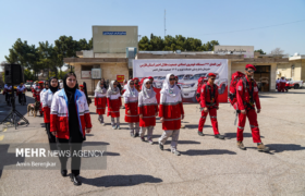 مشارکت ۸۸۵ بانوی امدادگر در طرح نوروزی هلال احمر