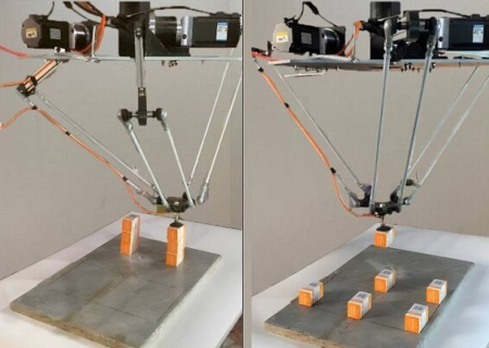 جابجایی اجسام با بازوی رباتیک ایرانی