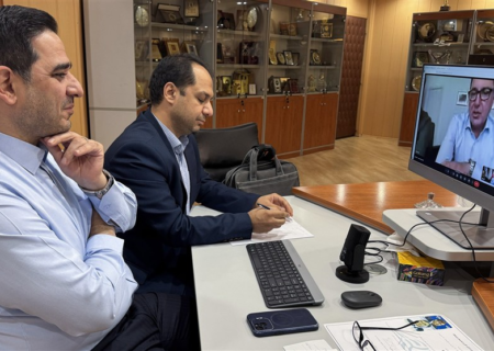 نشست آنلاین تقوی با رئیس فدراسیون والیبال روسیه