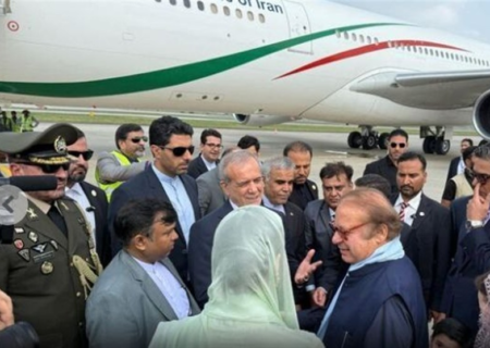 پزشکیان وارد لاهور شد