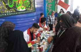 پوشش درمانی ۲۴ ساعته هلال‌احمر برای زائران اربعین در کربلا