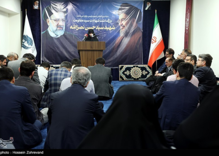 مراسم گرامیداشت شهید نصرالله به همت بنیاد شهید رئیسی برگزار شد