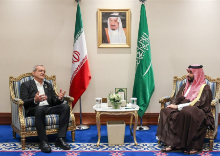 دیدار پزشکیان و بن سلمان در دوحه