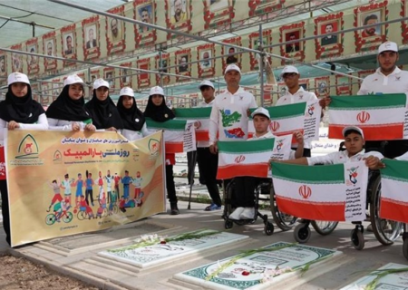 تجدید میثاق جامعه ورزش پارالمپیک با آرمان‌های امام خمینی (ره) و شهدای جنگ ۱۲ روزه