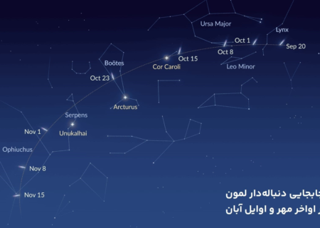 آسمان ایران میزبان درخشان‌ترین دنباله‌دار سال می‌شود