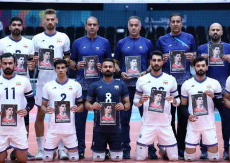 بازی‌های کشورهای اسلامی| ادای احترام ملی‌پوشان والیبال به صابر کاظمی