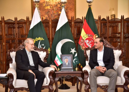 دیدار لاریجانی با فرمانده ارتش پاکستان