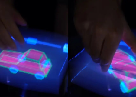 نمایشگر لمسی جدید ابداع شد