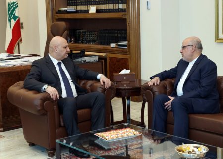 دیدار خداحافظی سفیر ایران با رئیس جمهور لبنان