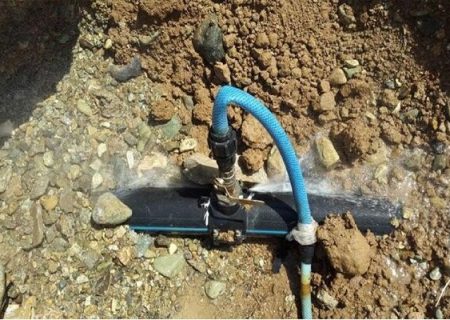 اجرای عملیات اصلاح شبکه آب و نوسازی ۱۰۰ انشعاب در روستای ارسطو