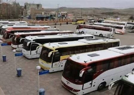 آماده‌باش ۷۹۰۰ اتوبوس برای جابجایی زائران اربعین ۱۴۰۵